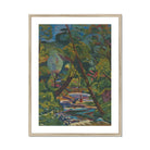 Kubinsky Stream - Arnold Peter Weisz Kubinccan Art Print, Framed Impressionistic Landscape Painting