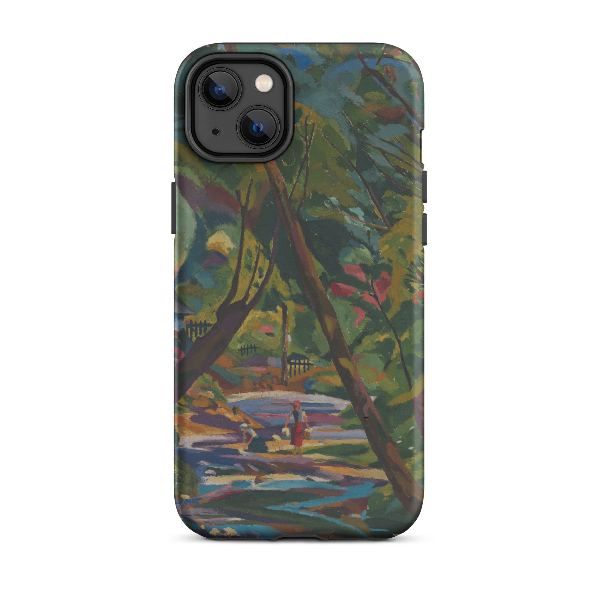 Kubinsky Stream Arnold Peter Weisz Kubinccan Iphone Case, 14 Plus / Matte, Iphone Case Painted Park Scene