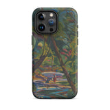Kubinsky Stream - Arnold Peter Weisz Kubinccan Iphone Case, 15 Pro Max / Matte, Iphone Case Impressionist Park Scene