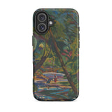 Kubinsky Stream - Arnold Peter Weisz Kubinccan Iphone Case, 16 Plus / Matte, Phone Case Impressionist Park Scene