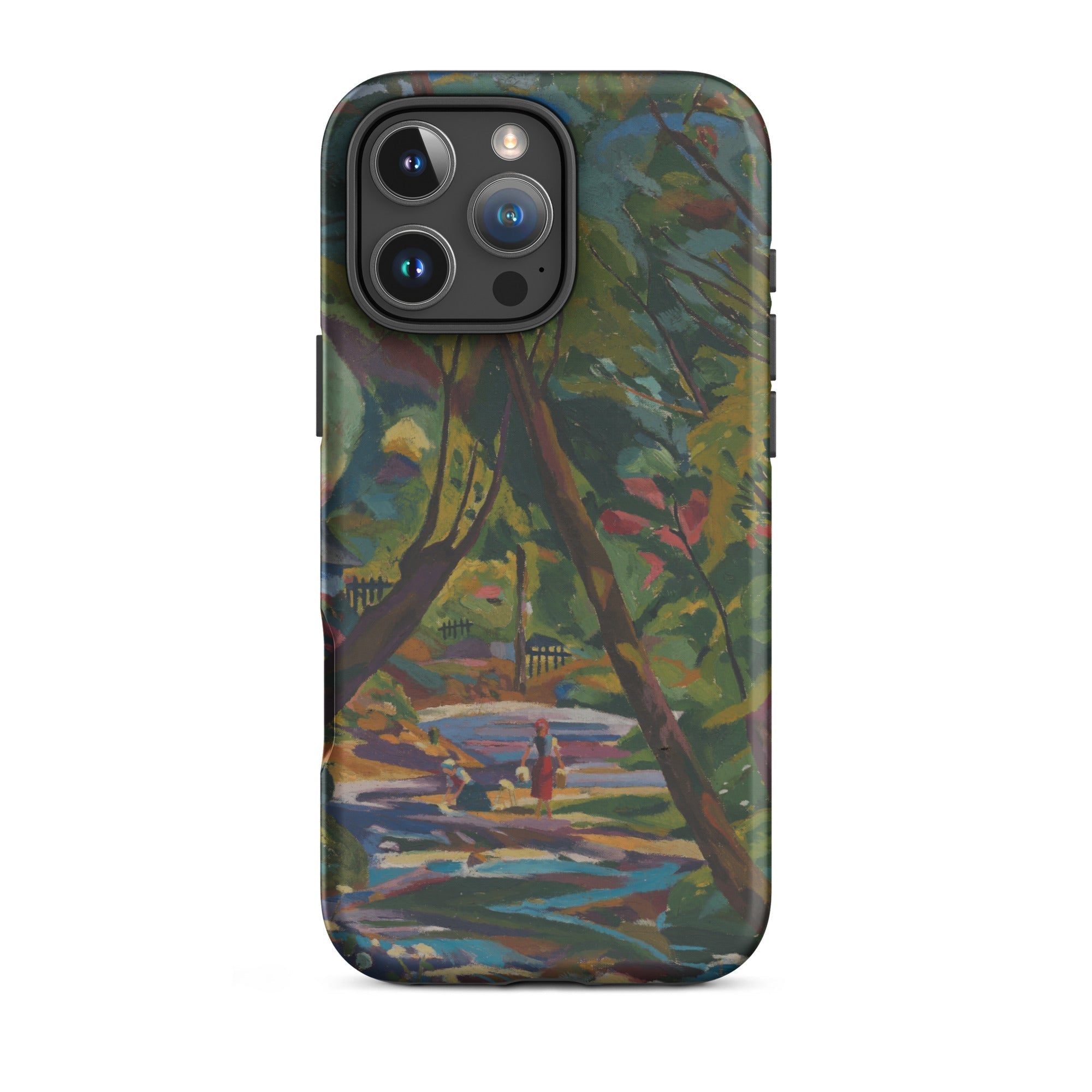Kubinsky Stream Arnold Peter Weisz Kubinccan Iphone Case, 16 Pro Max / Matte, Iphone Case Impressionist Park Scene