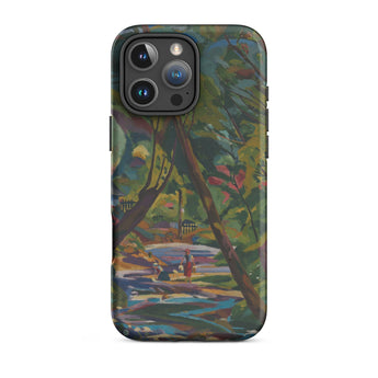 Kubinsky Stream - Arnold Peter Weisz Kubinccan Iphone Case, 16 Pro Max / Matte, Iphone Case Impressionist Park Scene