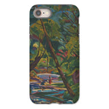 Kubinsky Stream - Arnold Peter Weisz Kubinccan Iphone Case, 8 / Matte, Phone Case Artistic Painting Wooded Stream Scene