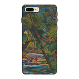 Kubinsky Stream - Arnold Peter Weisz Kubinccan Iphone Case, 8 Plus / Matte, Phone Case Colorful Painted Landscape Trees Path