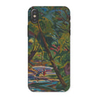 Kubinsky Stream Arnold Peter Weisz Kubinccan Iphone Case, x / Matte, Phone Case Colorful Painted Forest Scene Trees Water