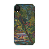 Kubinsky Stream - Arnold Peter Weisz Kubinccan Iphone Case, Xr / Matte, Phone Case Colorful Painted Landscape Trees Water