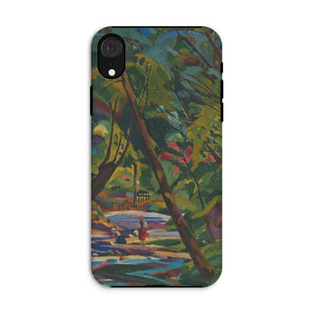 Kubinsky Stream - Arnold Peter Weisz Kubinccan Iphone Case, Xr / Matte, Phone Case Colorful Painted Landscape Trees Water