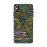 Kubinsky Stream - Arnold Peter Weisz Kubinccan Iphone Case, Xs Max / Matte, Phone Case Colorful Painted Landscape Trees Water