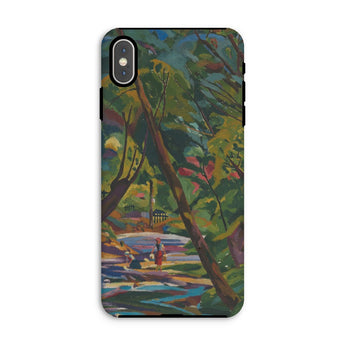 Kubinsky Stream - Arnold Peter Weisz Kubinccan Iphone Case, Xs Max / Matte, Phone Case Colorful Painted Landscape Trees Water