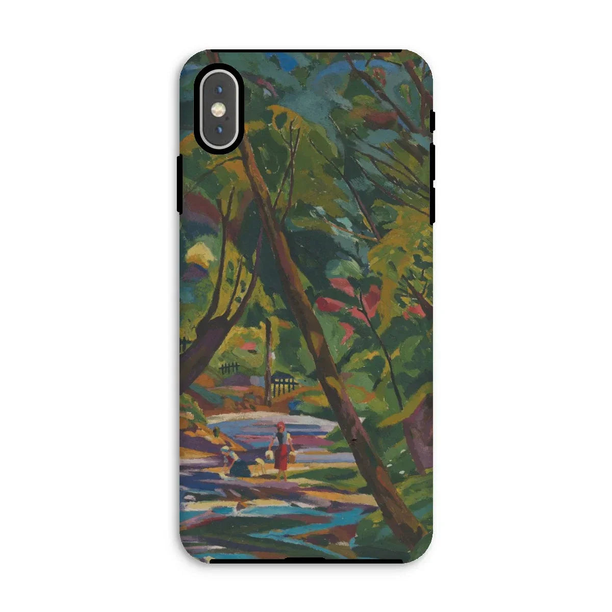 Kubinsky Stream - Arnold Peter Weisz Kubinccan Iphone Case, Xs Max / Matte, Phone Case Colorful Painted Landscape Trees Water