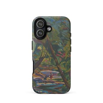 Kubinsky Stream - Arnold Peter Weisz Kubinccan Phone Case Iphone 17 / Matte Green Brown Nature-themed Otterbox Forest Scene Weisz-kubínčan,