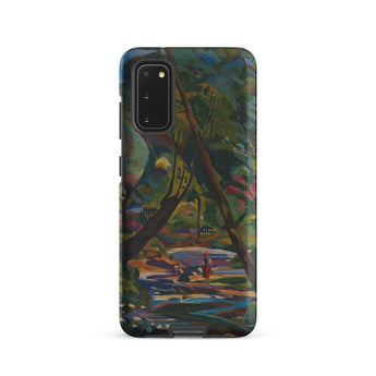 Kubinsky Stream - Arnold Peter Weisz Kubinccan Phone Case Samsung Galaxy S20 / Matte Rugged Vibrant Impressionistic Forest Scene Bold