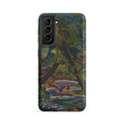 Kubinsky Stream Arnold Peter Weisz Kubinccan Samsung Case, Galaxy S21 Fe / Matte, Smartphone Case Vibrant Abstract Landscape Painting