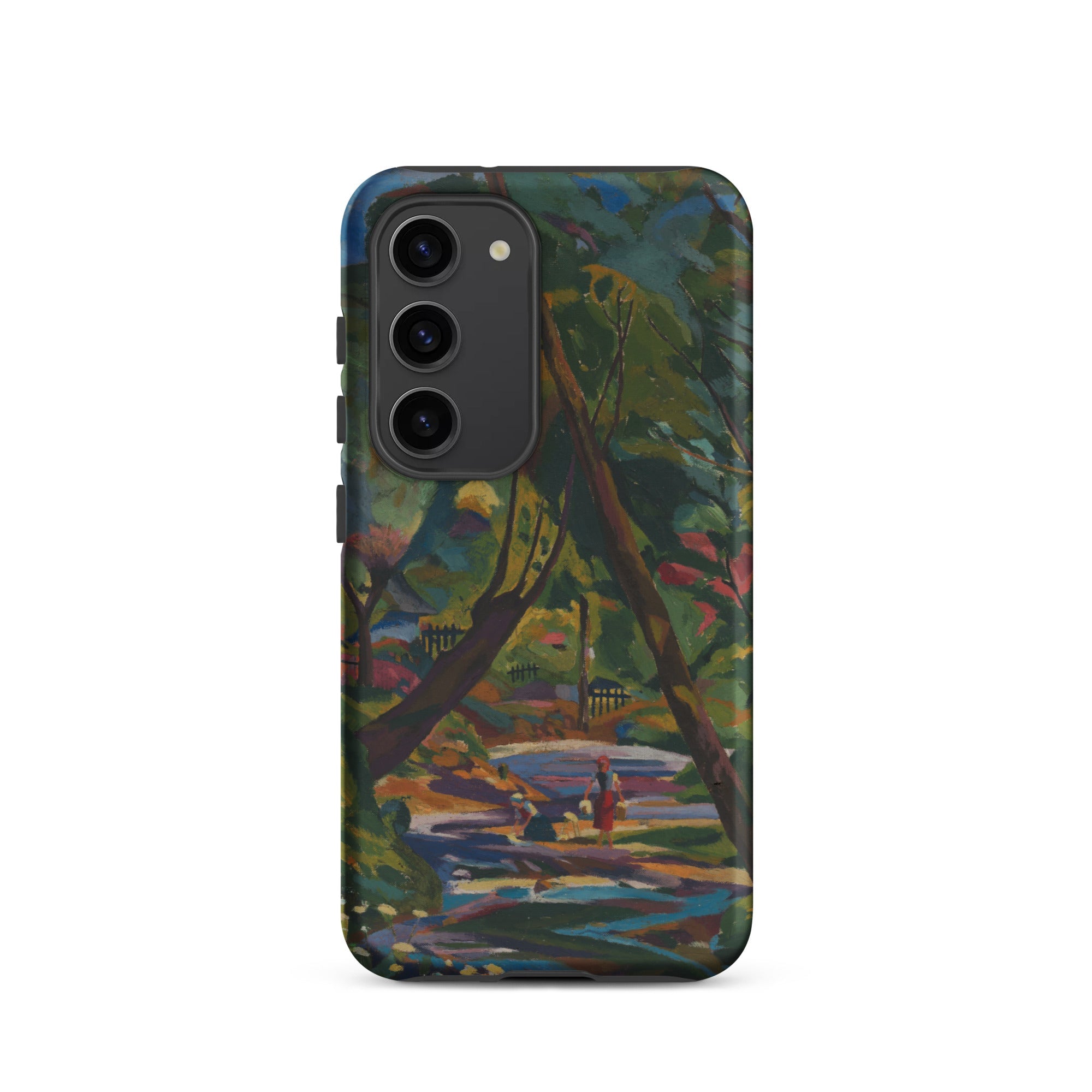 Kubinsky Stream Arnold Peter Weisz Kubinccan Samsung Case, Galaxy S23 / Matte, Smartphone Case Impressionistic Landscape Painting