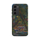 Kubinsky Stream Arnold Peter Weisz Kubinccan Samsung Case, Galaxy S23 Plus / Matte, Smartphone Case Vibrant Abstract Landscape Painting
