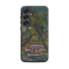 Kubinsky Stream Arnold Peter Weisz Kubinccan Samsung Case, Galaxy S25 Plus / Matte, Phone Case Colorful Impressionistic Park Scene