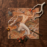 Kullervo Herding His Wild Flocks - Akseli Gallen-kallela Art Print / Canvas Square Hand-painted Artwork Muscular Figure White Pants