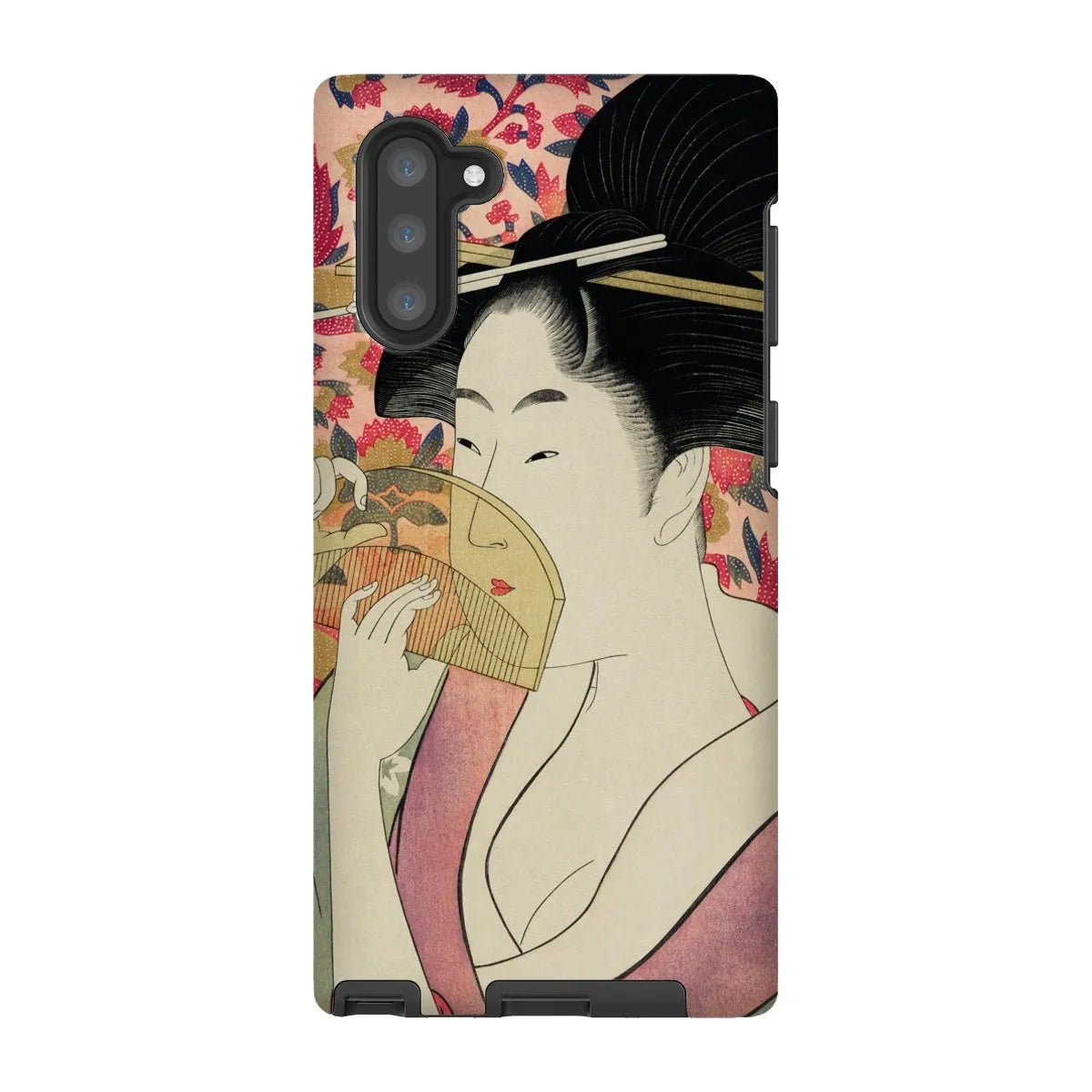 Kushi - Japanese Ukiyo-e Art Phone Case - Utamaro Kitagawa - Samsung Galaxy Note 10 / Matte - Mobile Phone Cases