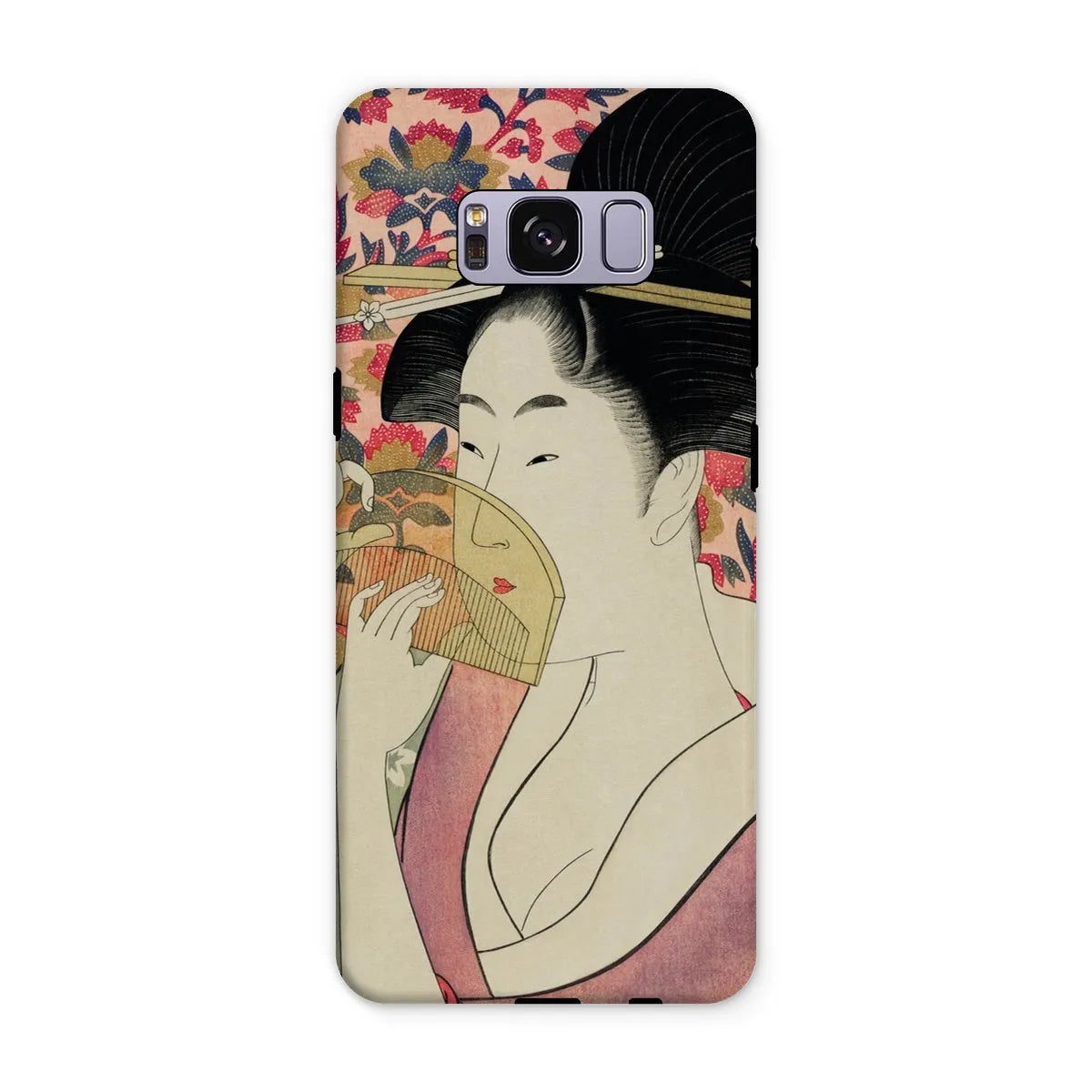 Kushi - Japanese Ukiyo-e Art Phone Case - Utamaro Kitagawa - Samsung Galaxy S8 Plus / Matte - Mobile Phone Cases