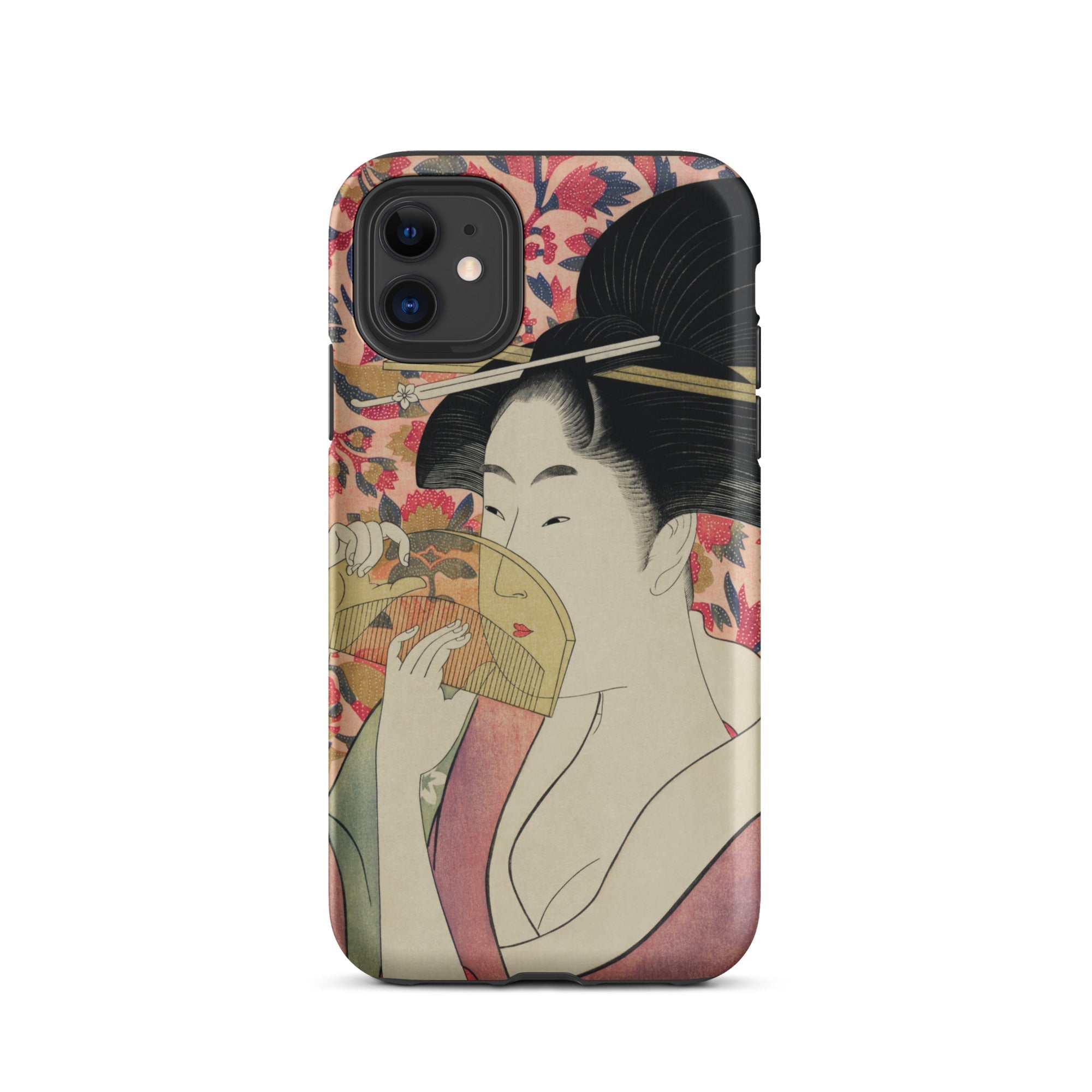 Kushi Kitagawa Utamaro Ukiyo e Iphone Case, 11 / Matte, Phone Case Geisha Design