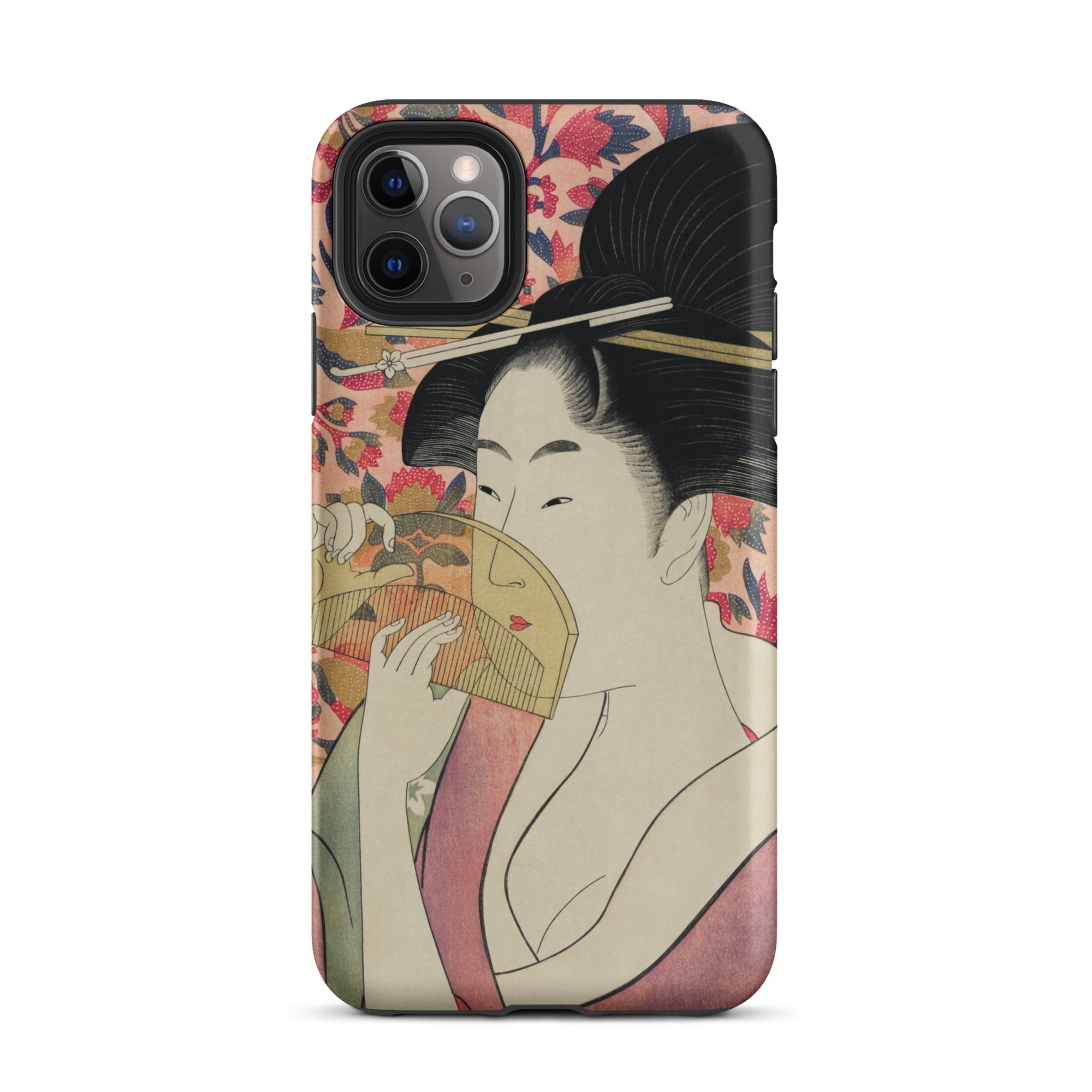 Kushi Kitagawa Utamaro Ukiyo e Iphone Case, 11 Pro Max / Matte, Phone Case Japanese Art