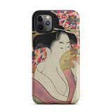 Kushi - Kitagawa Utamaro Ukiyo-e Iphone Case, 11 Pro Max / Matte, Iphone Pro Protective Case Japanese Ukiyo-e Style