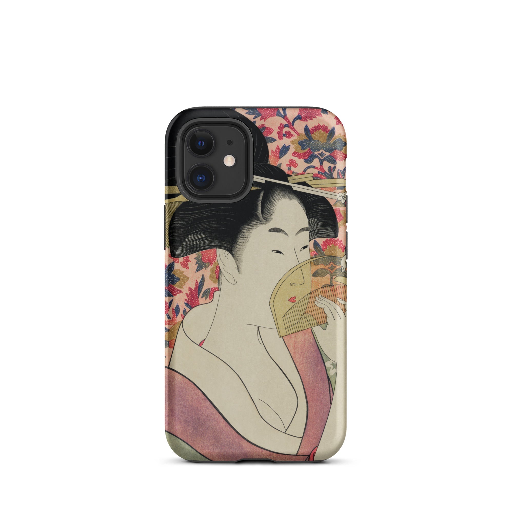 Kushi - Kitagawa Utamaro Ukiyo-e Iphone Case, 12 Mini / Matte, Iphone 13 Mini Phone Case Japanese Ukiyo-e