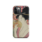 Kushi Kitagawa Utamaro Ukiyo e Iphone Case, 12 Pro / Matte, Phone Case Geisha Design