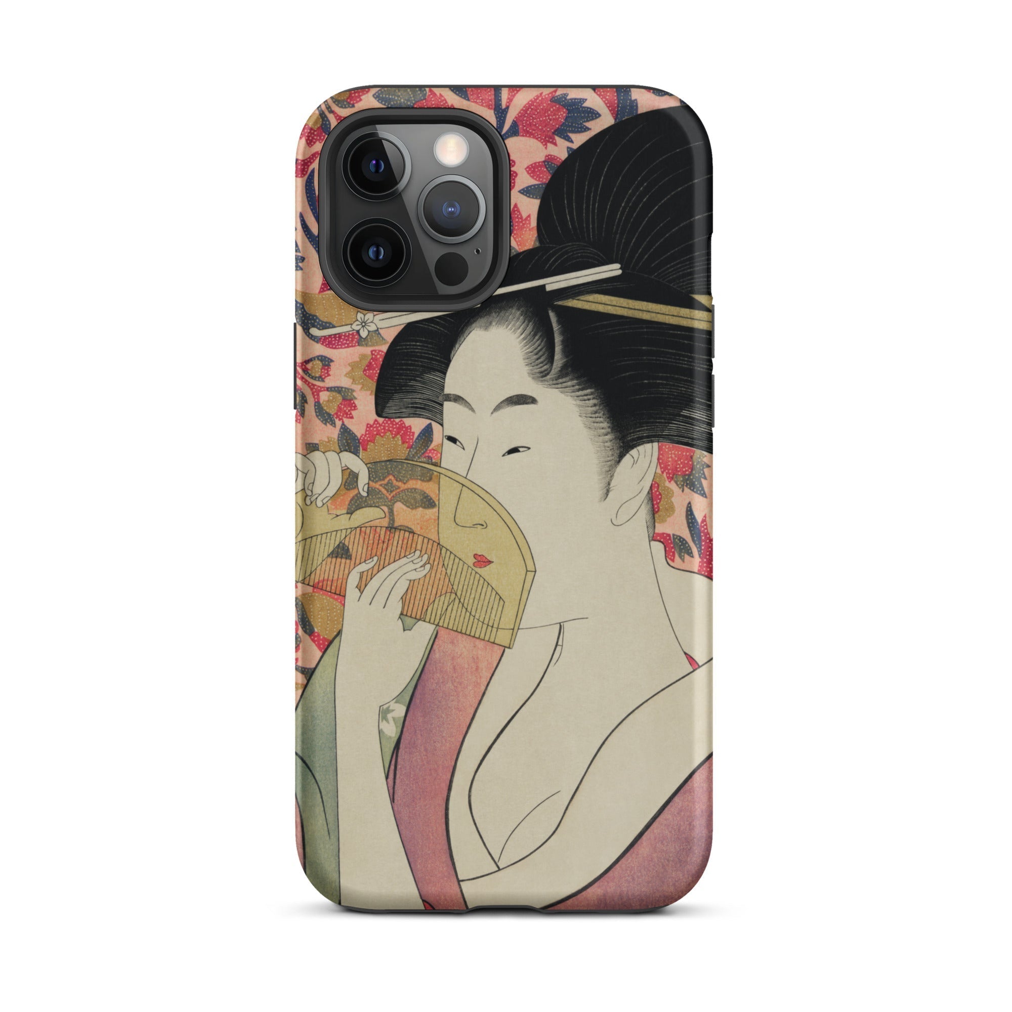 Kushi Kitagawa Utamaro Ukiyo e Iphone Case, 12 Pro Max / Matte, Iphone Case Japanese Art