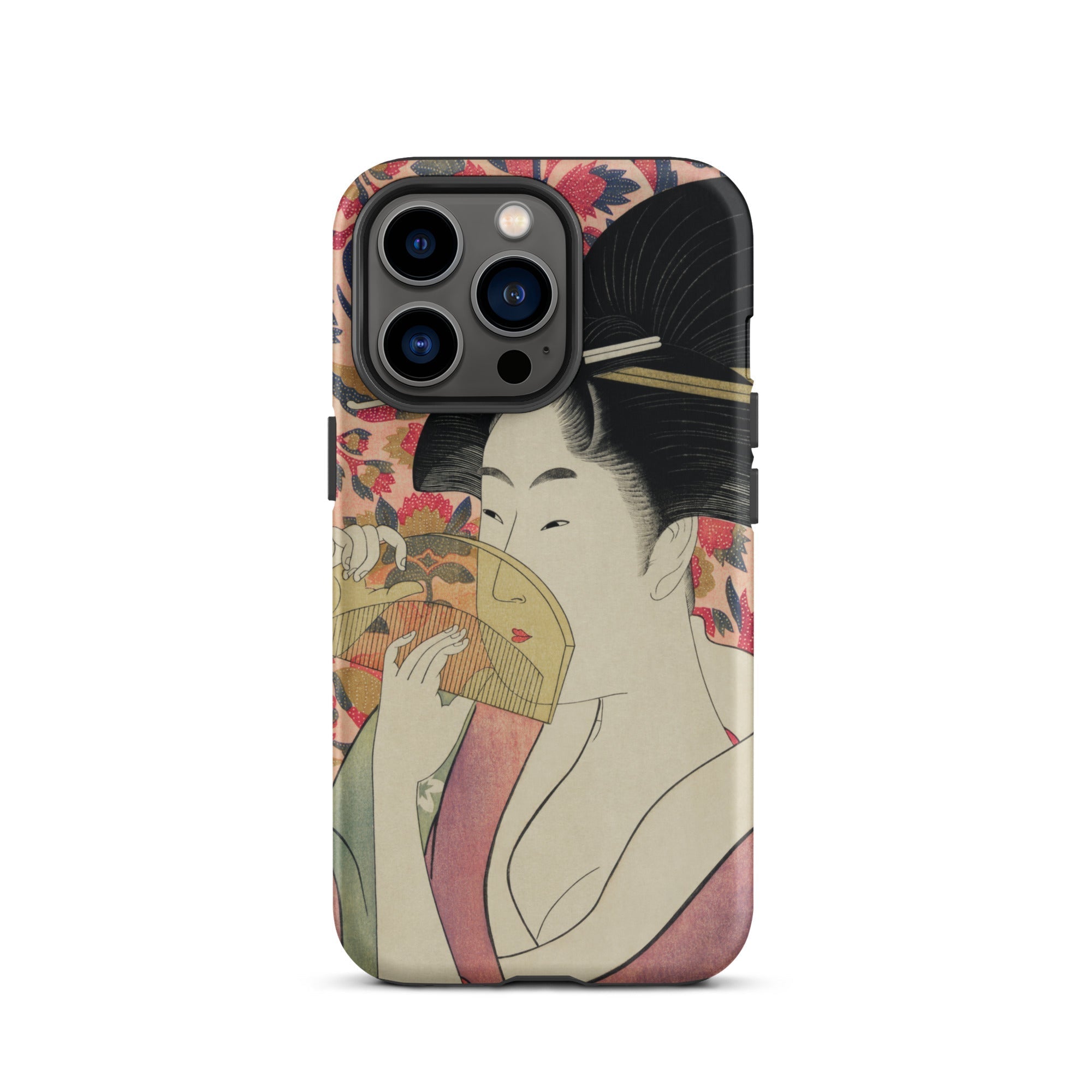 Kushi Kitagawa Utamaro Ukiyo e Iphone Case, 13 Pro / Matte, Phone Case Japanese Art