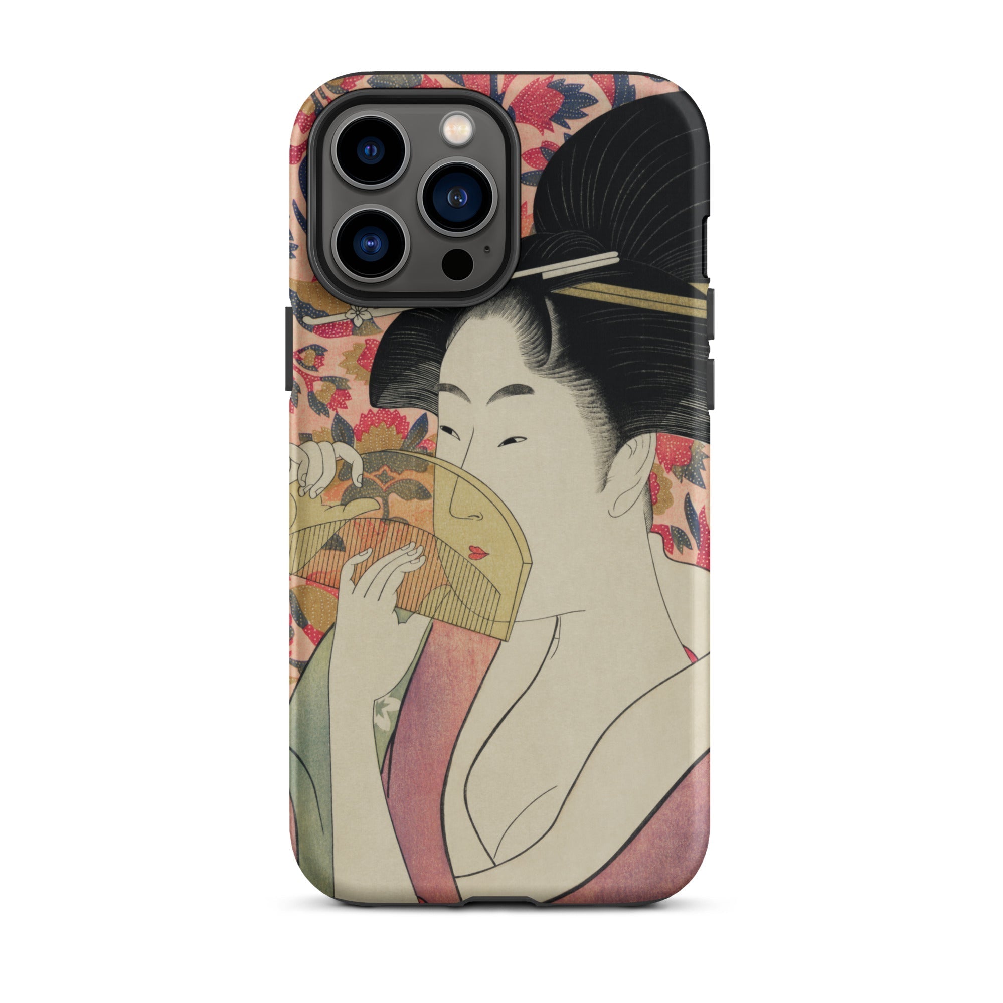Kushi Kitagawa Utamaro Ukiyo e Iphone Case, 13 Pro Max / Matte, Japanese Art Phone Case