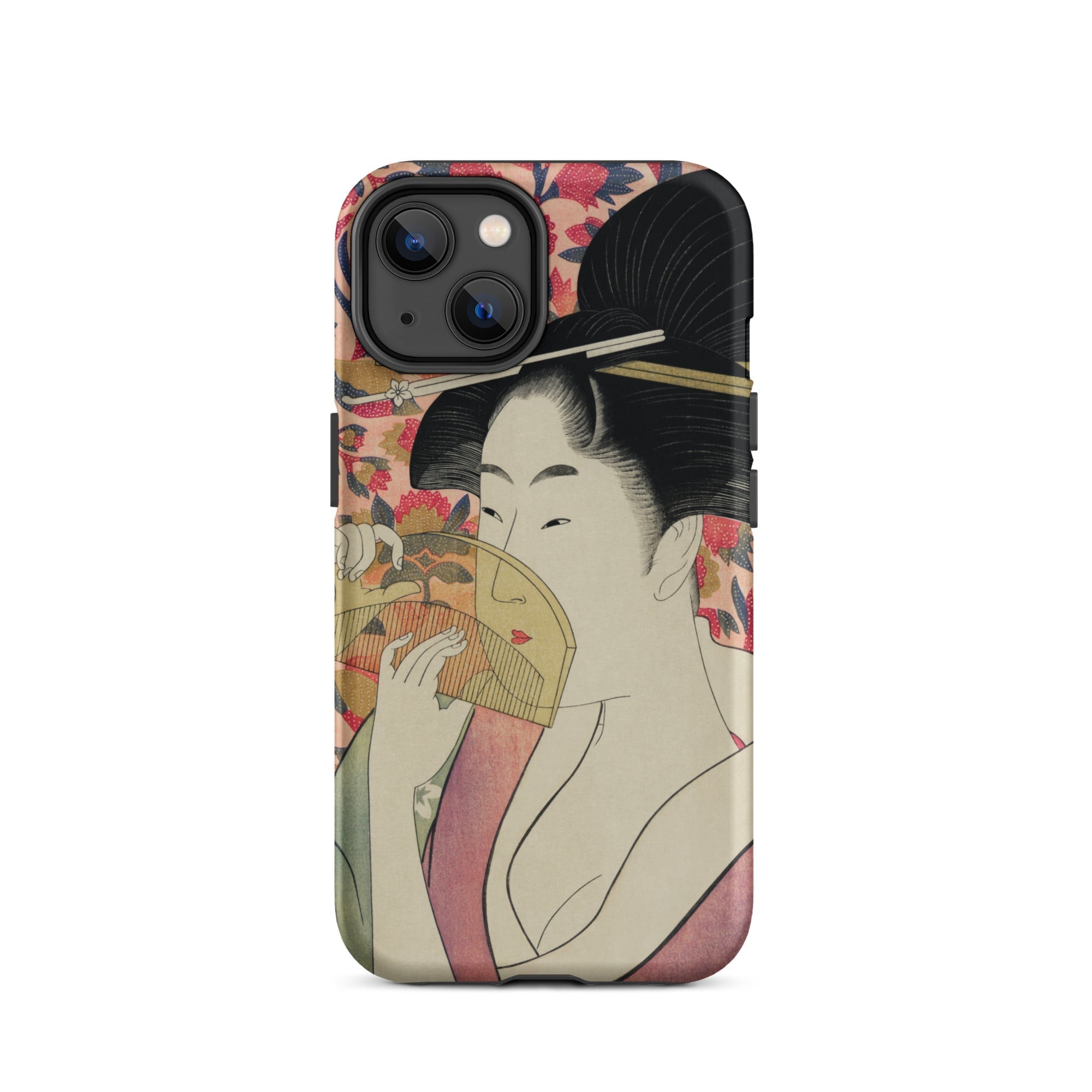 Kushi Kitagawa Utamaro Ukiyo e Iphone Case, 14 / Matte, Geisha Themed Phone Case