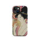 Kushi Kitagawa Utamaro Ukiyo e Iphone Case, 15 / Matte, Geisha Themed Phone Case
