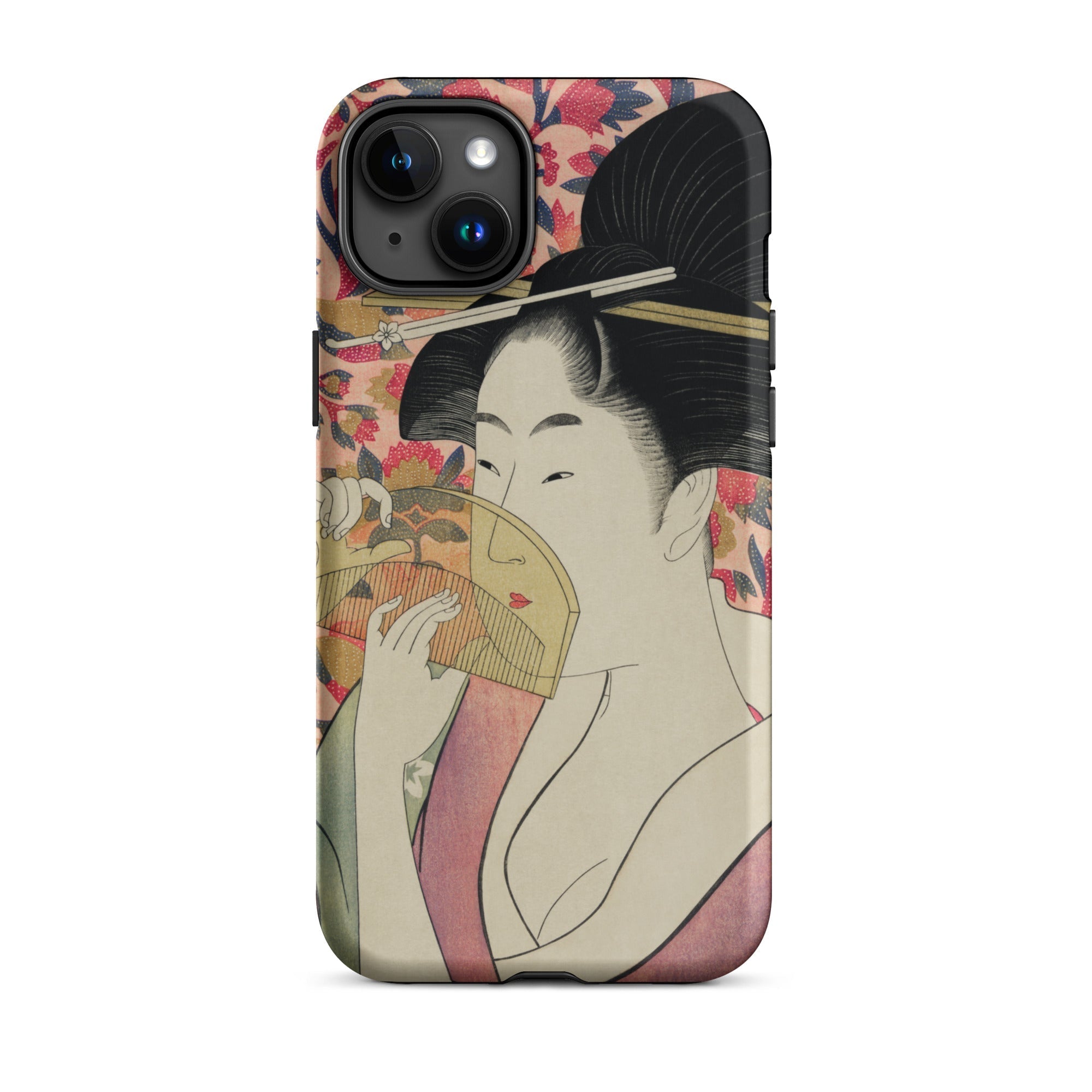 Kushi Kitagawa Utamaro Ukiyo e Iphone Case, 15 Plus / Matte, Iphone Case Japanese Art