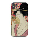 Kushi Kitagawa Utamaro Ukiyo e Iphone Case, Xs / Matte, Phone Case Traditional Japanese Ukiyo Style Artwork Geisha