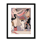 La Danse Des Fleurs - George Barbier 1920s Art Print, Art Deco Illustration Figures Whimsical Decorative Style