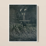 La Danse Du Sabbat - Emile Bayard Art Print / Canvas, 12x16’’ / 31x41cm / White Frame, Posters Prints & Visual Artwork, Toby Leon