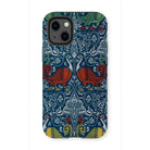 La Decoration Arabe 11 - Emile Prisse D’avennes Iphone Case, 13 Mini / Matte, Ornate Phone Case Symmetrical Pattern Stylized Birds Floral