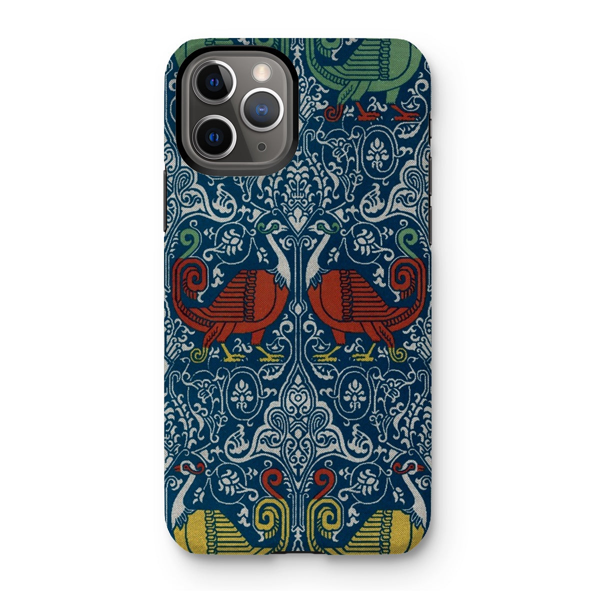 La Decoration Arabe 11 Emile Prisse D’avennes Iphone Case, Ornate Iphone Case Symmetrical Pattern Stylized Birds Floral