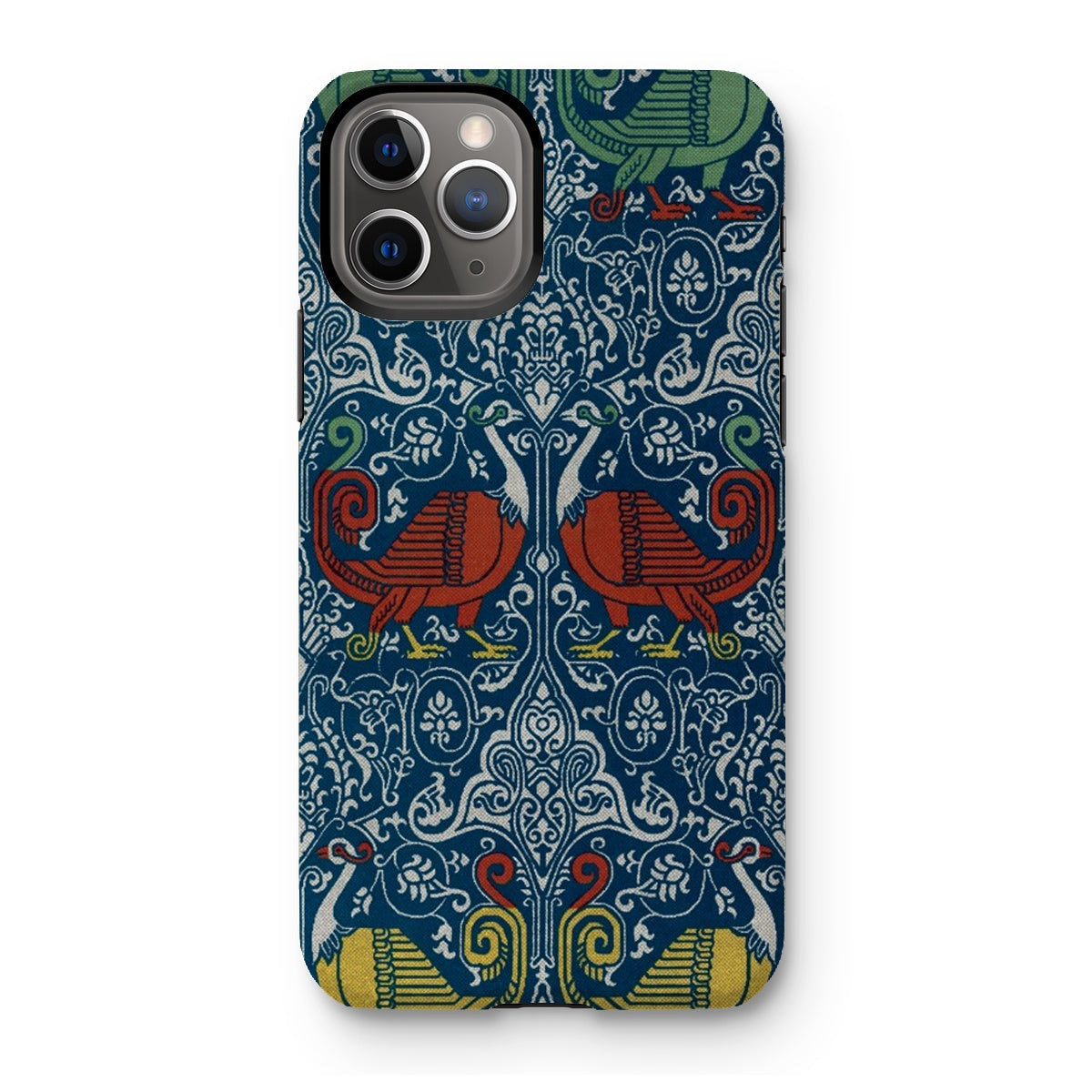 La Decoration Arabe 11 - Emile Prisse D’avennes Iphone Case, Pro / Matte, Ornate Iphone Case Symmetrical Pattern Stylized Birds Floral