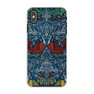 La Decoration Arabe 11 - Emile Prisse D’avennes Iphone Case, Xs Max / Tough Phone, Ornate Phone Case Intricate Floral Bird Pattern Blue
