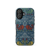 La Decoration Arabe 11 - Emile Prisse D’avennes Phone Case Iphone 17 / Matte Blue Green Floral Phone Case Red Birds Textured Decoration