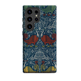 La Decoration Arabe 11 - Emile Prisse D’avennes Phone Case Samsung Galaxy S24 Ultra / Matte Navy Blue Phone Case Intricate Symmetrical