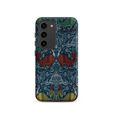 La Decoration Arabe 11 - Emile Prisse D’avennes Samsung Case, Galaxy S22 Ultra / Matte, Smartphone Case Dark Blue Ornate Pattern Red Yellow
