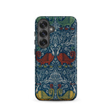 La Decoration Arabe 11 - Emile Prisse D’avennes Samsung Case, Galaxy S25 / Matte, Phone Case Intricate Pattern Stylized Birds Foliage
