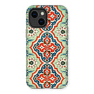 La Decoration Arabe 21 - Emile Prisse D’avennes Iphone Case, 14 Plus / Matte, Decorative Phone Case Intricate Floral Geometric Pattern Red