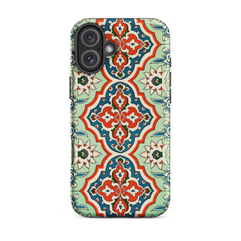 La Decoration Arabe 21 - Emile Prisse D’avennes Iphone Case, 16 Plus / Matte, Patterned Smartphone Case
