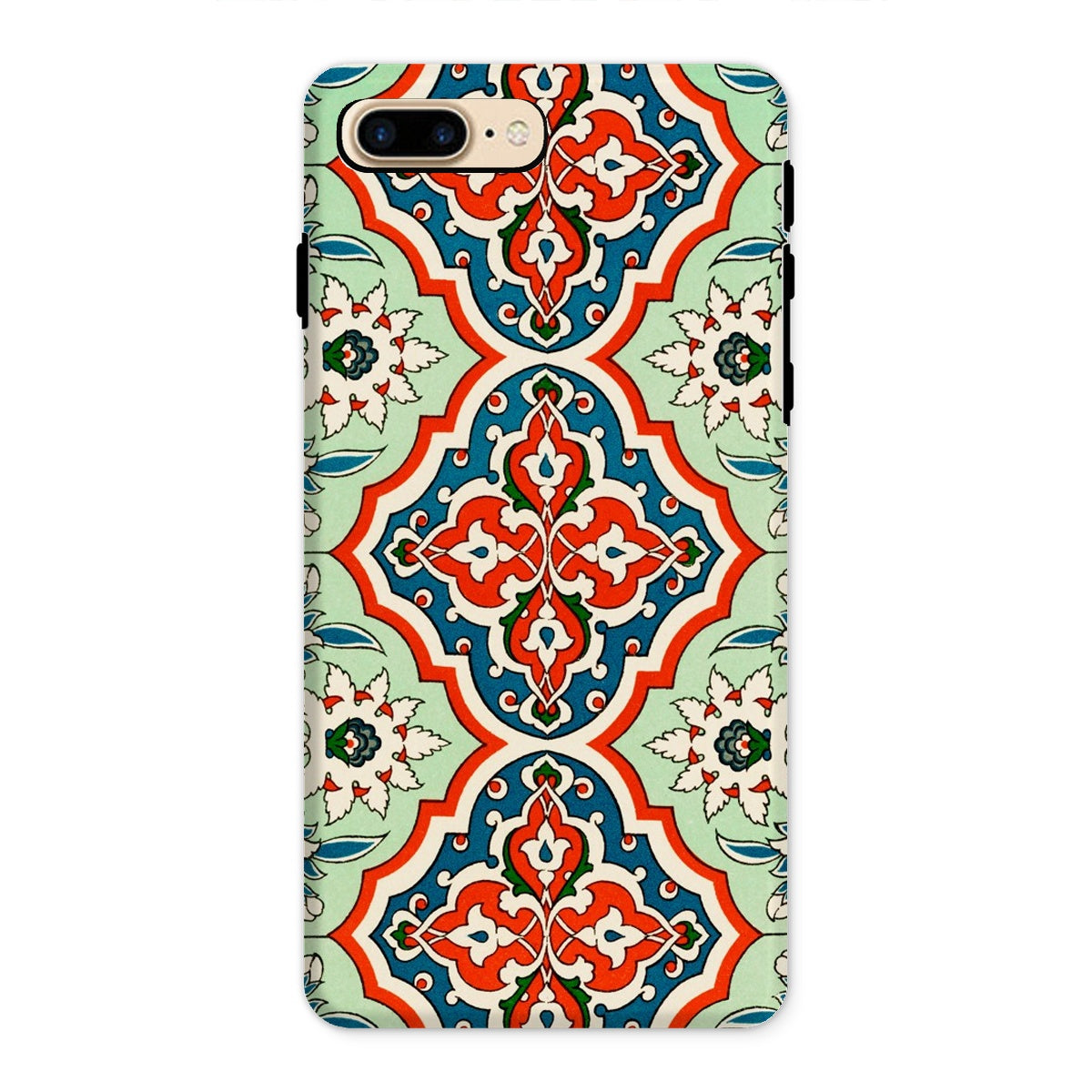 La Decoration Arabe 21 - Emile Prisse D’avennes Iphone Case, 8 Plus / Matte, Ornate Patterned Phone Case Colorful Moroccan-inspired