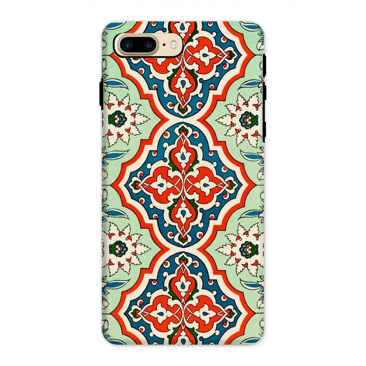 La Decoration Arabe 21 - Emile Prisse D’avennes Iphone Case, 8 Plus / Matte, Ornate Patterned Phone Case Colorful Moroccan-inspired