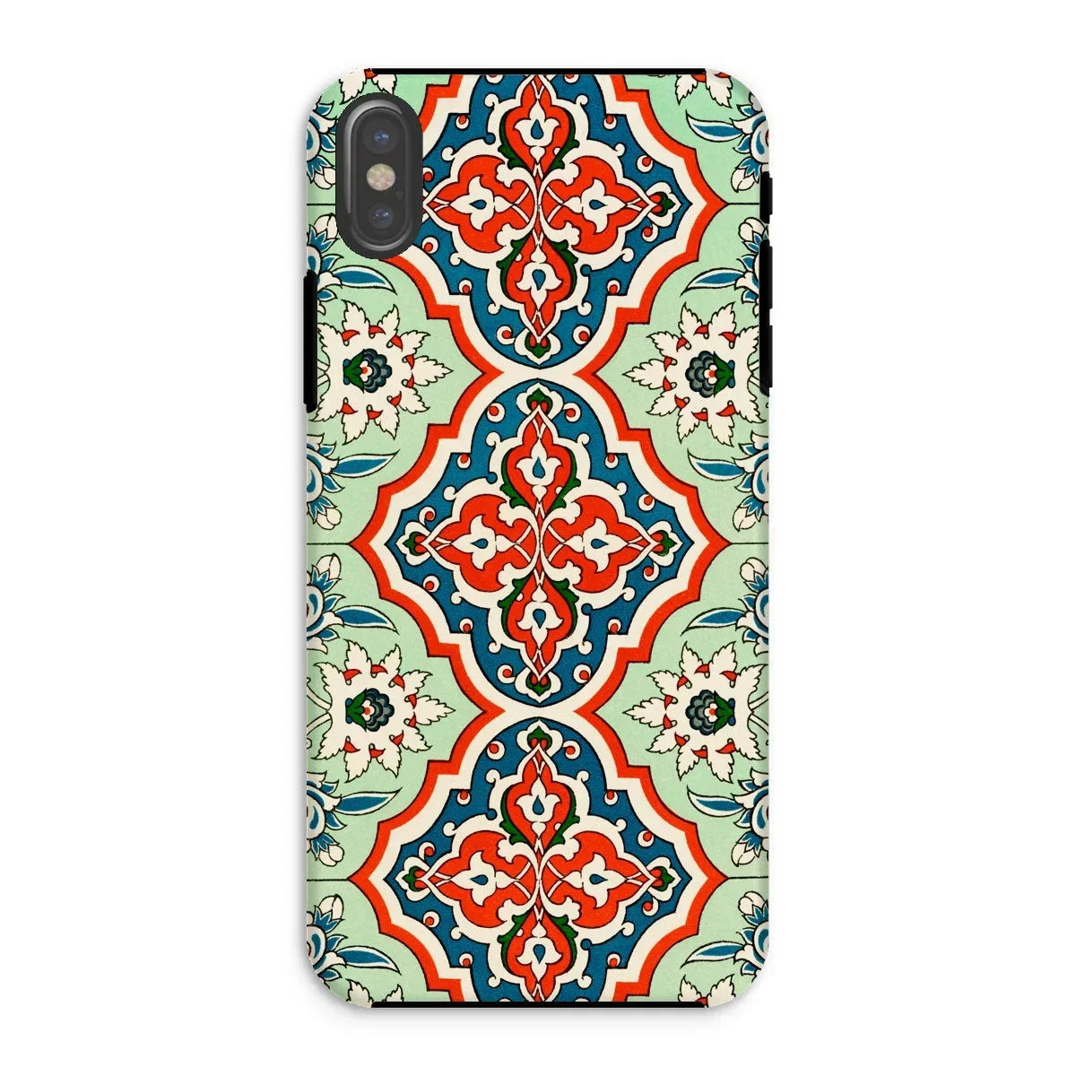 La Decoration Arabe 21 - Emile Prisse D’avennes Iphone Case, Xs / Matte, Ornate Patterned Phone Case Colorful Floral Geometric Designs